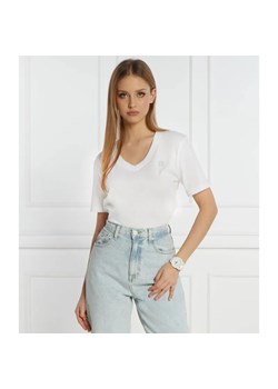 Calvin Klein Jeans T-shirt | Regular Fit ze sklepu Gomez Fashion Store w kategorii Bluzki damskie - zdjęcie 184358175