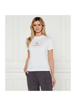 Calvin Klein Jeans T-shirt | Regular Fit ze sklepu Gomez Fashion Store w kategorii Bluzki damskie - zdjęcie 184358355