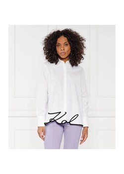 Karl Lagerfeld Koszula karl hem signature shirt | Regular Fit ze sklepu Gomez Fashion Store w kategorii Koszule damskie - zdjęcie 184358387