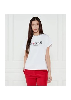 Karl Lagerfeld T-shirt | Regular Fit ze sklepu Gomez Fashion Store w kategorii Bluzki damskie - zdjęcie 184358457