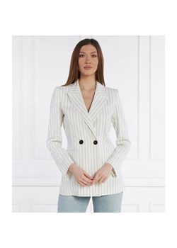 Marella Lniana marynarka MANAGER | Slim Fit ze sklepu Gomez Fashion Store w kategorii Marynarki damskie - zdjęcie 184358497