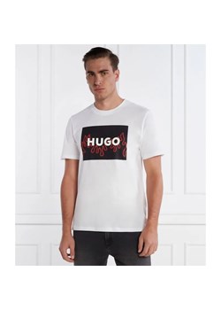HUGO T-shirt Dulive_U241 | Regular Fit ze sklepu Gomez Fashion Store w kategorii T-shirty męskie - zdjęcie 184358515