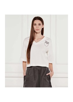Pinko T-shirt SUEZ | Loose fit ze sklepu Gomez Fashion Store w kategorii Bluzki damskie - zdjęcie 184358537