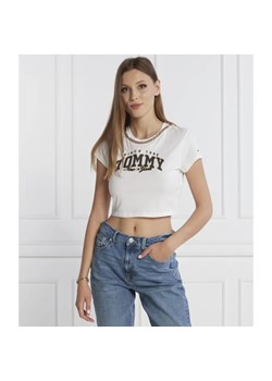 Tommy Jeans T-shirt LUX VARSITY | Cropped Fit ze sklepu Gomez Fashion Store w kategorii Bluzki damskie - zdjęcie 184358575