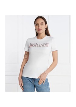 Just Cavalli T-shirt | Regular Fit ze sklepu Gomez Fashion Store w kategorii Bluzki damskie - zdjęcie 184358615