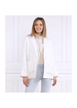 Tommy Hilfiger Lniana marynarka CASUAL LINEN SB BLAZER | Regular Fit ze sklepu Gomez Fashion Store w kategorii Marynarki damskie - zdjęcie 184358628