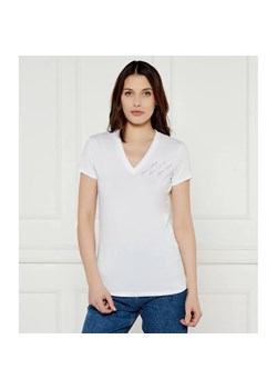 Armani Exchange T-shirt | Slim Fit ze sklepu Gomez Fashion Store w kategorii Bluzki damskie - zdjęcie 184358738