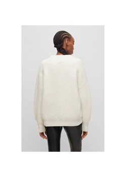 HUGO Wełniany sweter Sesamia | Oversize fit ze sklepu Gomez Fashion Store w kategorii Swetry damskie - zdjęcie 184358788