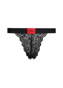 Hugo Bodywear Koronkowe stringi LACE ze sklepu Gomez Fashion Store w kategorii Majtki damskie - zdjęcie 184503745