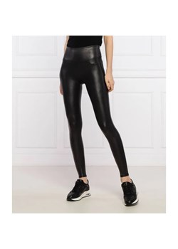Spanx Legginsy Faux Leather | Slim Fit | high waist ze sklepu Gomez Fashion Store w kategorii Spodnie damskie - zdjęcie 184504469