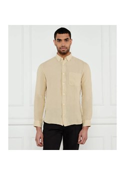 HUGO Lniana koszula Ermann | Straight fit ze sklepu Gomez Fashion Store w kategorii Koszule męskie - zdjęcie 184504728