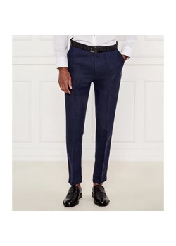 Oscar Jacobson Lniane spodnie Denz | Slim Fit ze sklepu Gomez Fashion Store w kategorii Spodnie męskie - zdjęcie 184504778