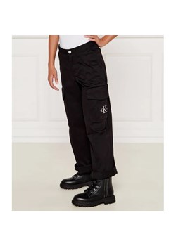 Calvin Klein Jeans Spodnie cargo | Loose fit ze sklepu Gomez Fashion Store w kategorii Spodnie dziewczęce - zdjęcie 184505117
