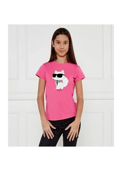 Karl Lagerfeld Kids T-shirt | Regular Fit ze sklepu Gomez Fashion Store w kategorii Bluzki dziewczęce - zdjęcie 184505176