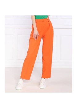 HUGO Spodnie Hanifa | Regular Fit ze sklepu Gomez Fashion Store w kategorii Spodnie damskie - zdjęcie 184505328