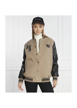 Armani Exchange Kurtka bomber | Regular Fit | z dodatkiem wełny ze sklepu Gomez Fashion Store w kategorii Kurtki damskie - zdjęcie 184505975