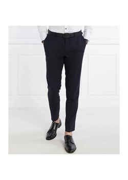 Oscar Jacobson Wełniane spodnie Denz | Slim Fit ze sklepu Gomez Fashion Store w kategorii Spodnie męskie - zdjęcie 184506077