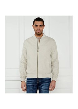 GUESS Kurtka bomber | Regular Fit | z dodatkiem lnu ze sklepu Gomez Fashion Store w kategorii Kurtki męskie - zdjęcie 184506137