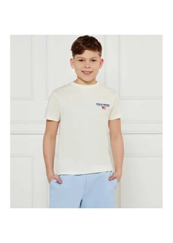 POLO RALPH LAUREN T-shirt | Regular Fit ze sklepu Gomez Fashion Store w kategorii T-shirty chłopięce - zdjęcie 184506138