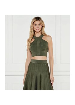 GUESS Top SL MIRAGE OTTOMAN STACI | Cropped Fit ze sklepu Gomez Fashion Store w kategorii Bluzki damskie - zdjęcie 184506375