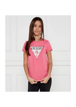 Guess T-shirt | Regular Fit ze sklepu Gomez Fashion Store w kategorii Bluzki dziewczęce - zdjęcie 184506507