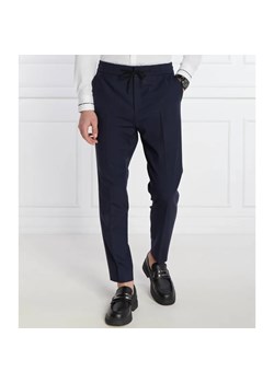 HUGO Wełniane spodnie chino Howard231X | Slim Fit ze sklepu Gomez Fashion Store w kategorii Spodnie męskie - zdjęcie 184506906