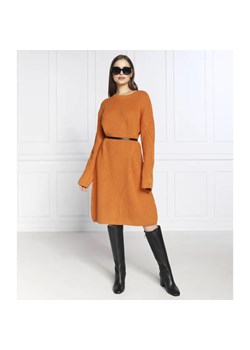 Silvian Heach Sukienka GIUKI | z dodatkiem wełny ze sklepu Gomez Fashion Store w kategorii Sukienki - zdjęcie 184507059