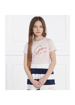 Guess T-shirt | Regular Fit ze sklepu Gomez Fashion Store w kategorii Bluzki dziewczęce - zdjęcie 184507159