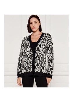 Liu Jo Wełniany kardigan | Loose fit ze sklepu Gomez Fashion Store w kategorii Swetry damskie - zdjęcie 184507175
