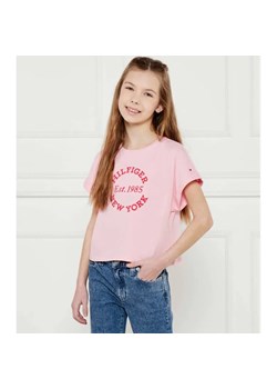 Tommy Hilfiger T-shirt | Loose fit ze sklepu Gomez Fashion Store w kategorii Bluzki dziewczęce - zdjęcie 184507199