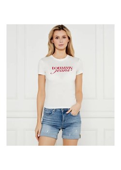 Tommy Jeans T-shirt | Slim Fit ze sklepu Gomez Fashion Store w kategorii Bluzki damskie - zdjęcie 184507239