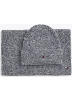 Tommy Hilfiger Szal + czapka | z dodatkiem wełny ze sklepu Gomez Fashion Store w kategorii Czapki zimowe damskie - zdjęcie 184507295