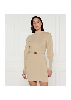 TWINSET Sukienka z paskiem | z dodatkiem wełny ze sklepu Gomez Fashion Store w kategorii Sukienki - zdjęcie 184507329