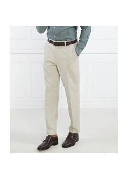 BOSS BLACK Spodnie chino H-Perin-232 | Regular Fit | z dodatkiem lnu ze sklepu Gomez Fashion Store w kategorii Spodnie męskie - zdjęcie 184507446