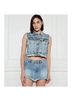 One Teaspoon Jeansowa kamizelka Acid Blue | Cropped Fit ze sklepu Gomez Fashion Store w kategorii Kamizelki damskie - zdjęcie 184507605