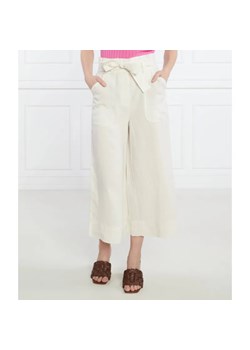 MAX&Co. Lniane spodnie FINESTRA | Straight fit ze sklepu Gomez Fashion Store w kategorii Spodnie damskie - zdjęcie 184508228