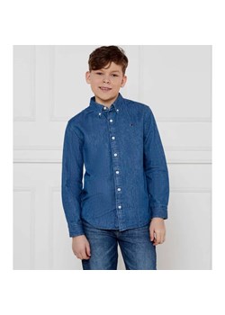 Tommy Hilfiger Jeansowa koszula | Regular Fit ze sklepu Gomez Fashion Store w kategorii Koszule chłopięce - zdjęcie 184508558