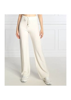 Peserico Wełniane spodnie dzianinowe | Loose fit | z dodatkiem jedwabiu i kaszmiru ze sklepu Gomez Fashion Store w kategorii Spodnie damskie - zdjęcie 184508589