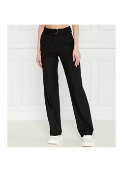 HUGO Spodnie Huglia | Regular Fit ze sklepu Gomez Fashion Store w kategorii Spodnie damskie - zdjęcie 184508876