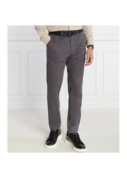 Calvin Klein Spodnie chino + pasek MODERN TWILL | Slim Fit ze sklepu Gomez Fashion Store w kategorii Spodnie męskie - zdjęcie 184508897
