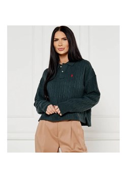POLO RALPH LAUREN Wełniany sweter | Cropped Fit | z dodatkiem kaszmiru ze sklepu Gomez Fashion Store w kategorii Swetry damskie - zdjęcie 184509097