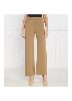 Max Mara Leisure Wełniane spodnie VISONE | Regular Fit ze sklepu Gomez Fashion Store w kategorii Spodnie damskie - zdjęcie 184509117