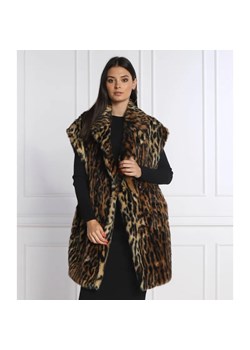 TWINSET Futrzany Bezrękawnik GILET | Regular Fit ze sklepu Gomez Fashion Store w kategorii Kamizelki damskie - zdjęcie 184509226