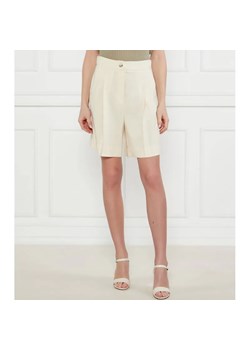 Marella SPORT Szorty SAGITTA | Straight fit | z dodatkiem lnu ze sklepu Gomez Fashion Store w kategorii Szorty - zdjęcie 184509305