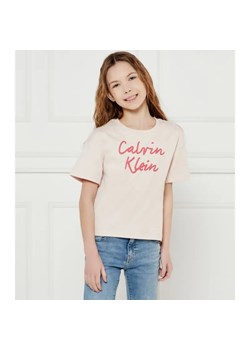 Calvin Klein Jeans T-shirt | Relaxed fit ze sklepu Gomez Fashion Store w kategorii Bluzki dziewczęce - zdjęcie 184509527