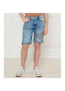 Guess Jeansowe szorty | Regular Fit | z dodatkiem lnu ze sklepu Gomez Fashion Store w kategorii Spodenki chłopięce - zdjęcie 184509596