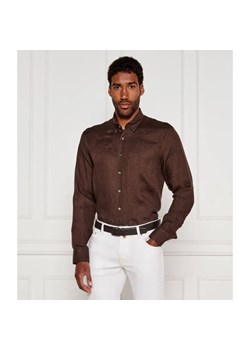 Oscar Jacobson Lniana koszula | Regular Fit ze sklepu Gomez Fashion Store w kategorii Koszule męskie - zdjęcie 184509658