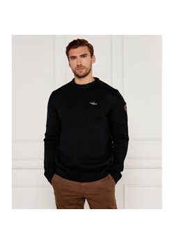 Aeronautica Militare Wełniany sweter | Regular Fit ze sklepu Gomez Fashion Store w kategorii Swetry męskie - zdjęcie 184510178