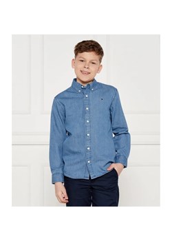 Tommy Hilfiger Jeansowa koszula | Regular Fit ze sklepu Gomez Fashion Store w kategorii Koszule chłopięce - zdjęcie 184510515