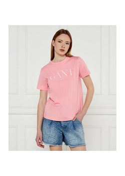 Gant T-shirt | Regular Fit ze sklepu Gomez Fashion Store w kategorii Bluzki damskie - zdjęcie 184510805